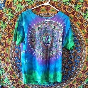 Liquid Blue M Grateful Dead Celtic Mandala Tie Dye